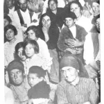 Proyección de cine en La Frontera (Cuenca), en el marco de las Misiones Pedagógicas, 1934.