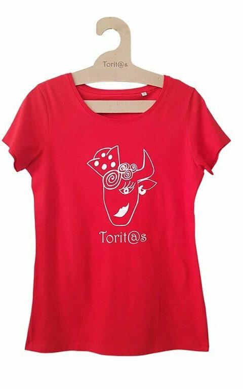 Camiseta woman in red